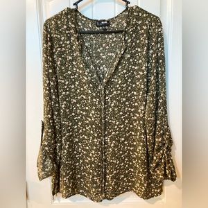 Women’s Blouse Green Relaxed Fit